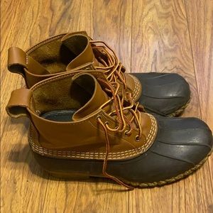 LL Bean Duck Boots - Size 7W